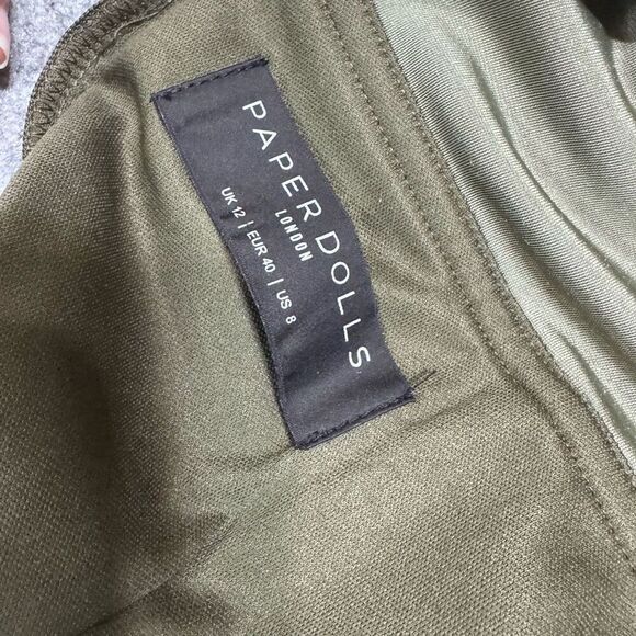 Paper dolls London green velvet dress size 8 - Picture 7 of 10